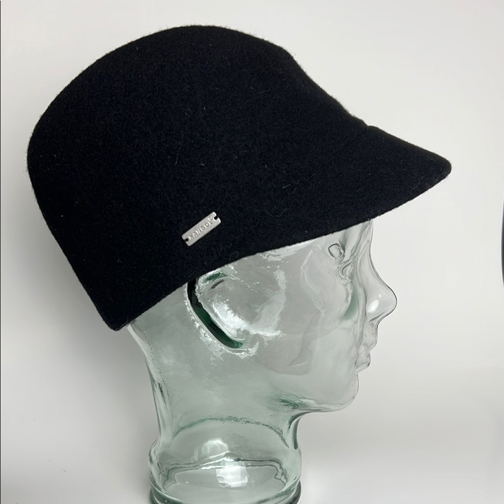 Kangol Black Wool Cap